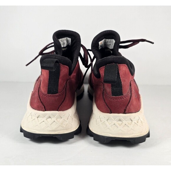 Men's Timberland Brooklyn Oxford Dark Red Suede Leather Shoes Size 11.5 - Picture 5 of 8